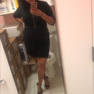 Ribbed bodycon dress.